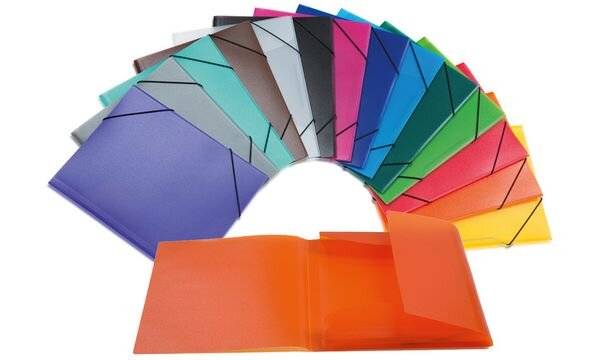 Sammelmappe A4 PP transluzent gelb-2