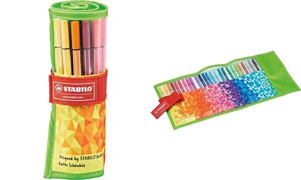 STABILO Pen 68 Just Like You Edition - Filzstift - verschiedene Farben - wasserbasierte Tinte - 1 mm - Mittel (Packung m-2