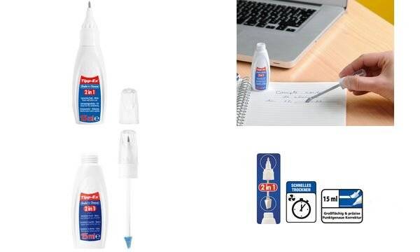 Tipp-Ex Korrekturflüssigkeit "Shake'n Choose", Inhalt: 15 ml (5103443)-0