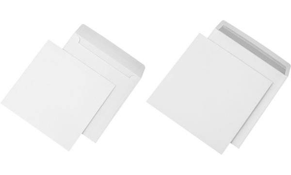 MAILmedia Briefumschläge Zack & Klapp, 220x220 mm, weiß (8703874)