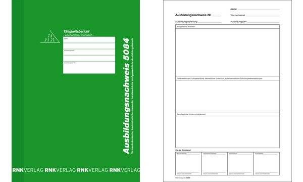 Ausbildungsnachweis A4 28Bl. wöchentlich-1