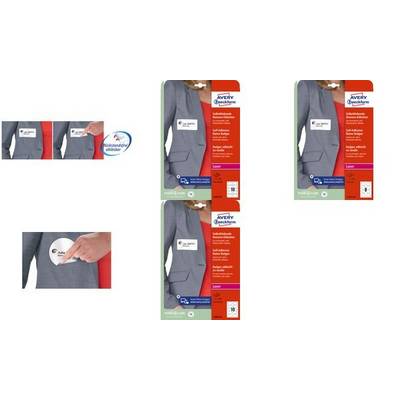 Namensetikett 63,5x29,6mm 540 St./Pack. - Artikel: 129130501-0