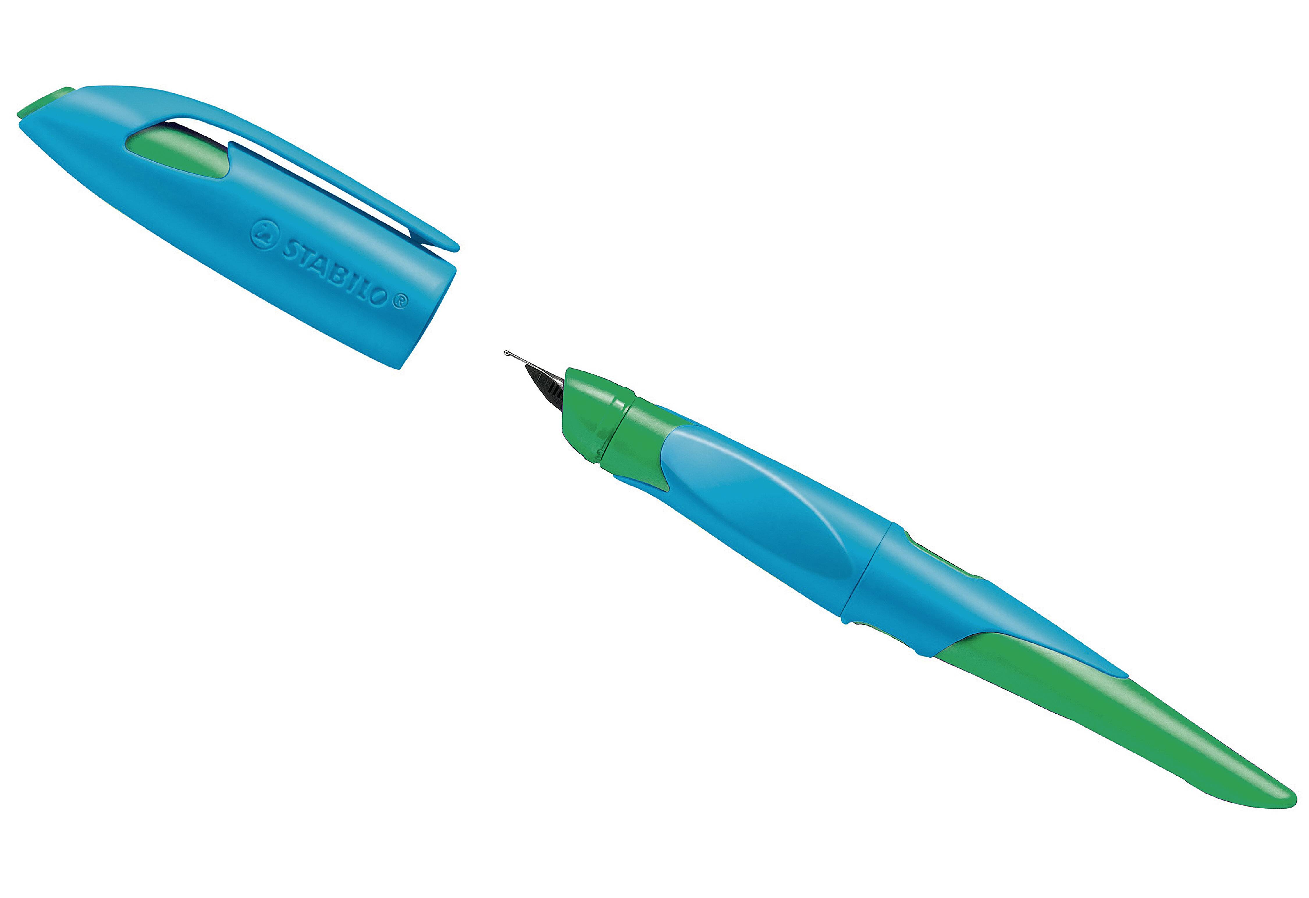 Schulfüller Easybirdy A Rechthänder himmelblau/grasgrün-3