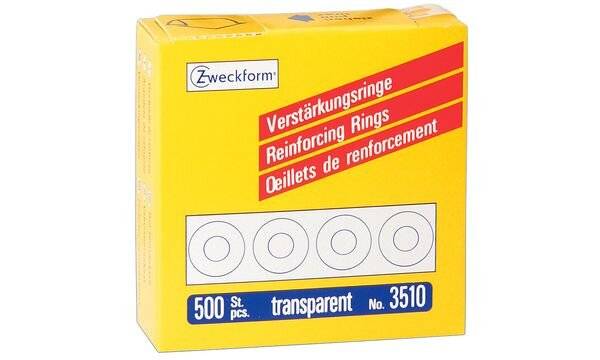AVERY ZWECKFORM Verstärkungsringe 3508 Ø13mm weiß 500 Stück-0