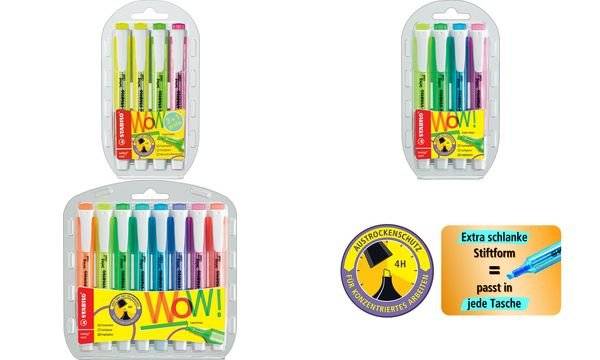 STABILO Textmarker swing cool, 8er PET-Etui (5650432)-1