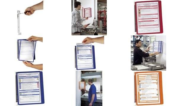 Sichttafelwandhalter VARIO® WALL 5-5