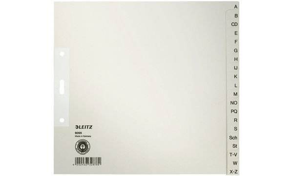 Papierregister A-Z - Grau