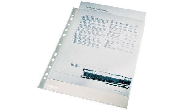 Esselte Prospekthülle Premium, A4, PP, genarbt, 0,11 mm (335528500)-0