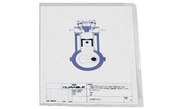 DURABLE - Schutzhülle - für A4 - durchsichtig (Packung mit 100)-5