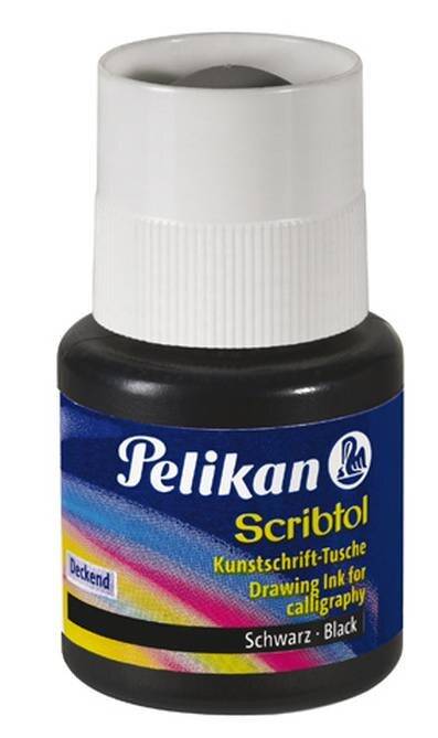 Pelikan Kunstschrift-Tusche Scribtol, Inhalt: 30 ml (56221135)-0