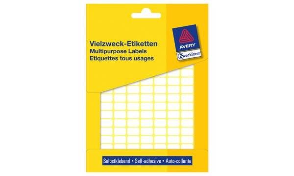 Avery-Zweckform 3323 Vielzweck-Etiketten 38 x 14 mm Papier Weiß 928 St. Permanent haftend Handbeschriftung-0