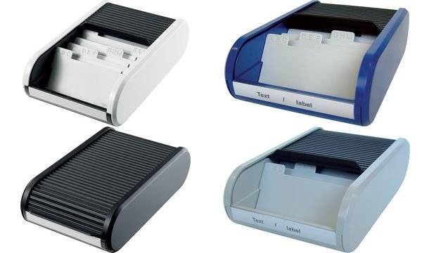 Visitenkartenbox the personal 300Karten sw/bl - Artikel: 126082450-3