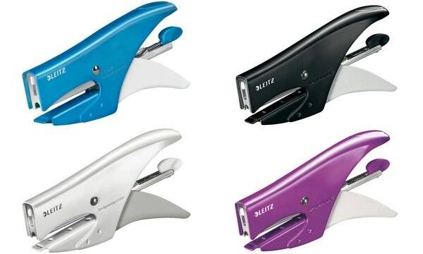 Heftzange WOW max.15Blatt Metall eisblau-2