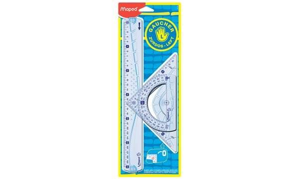 Maped Geometrie-Set für Linkshänder, 3-teilig, transparent (82897118)-1