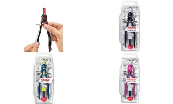 herlitz Schnellverstellzirkel my.pen, lila/minze (11122348)-1