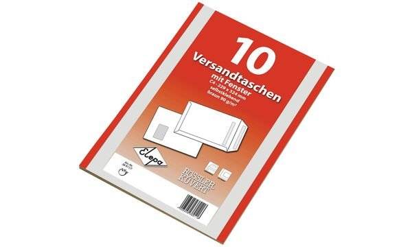 MAILmedia Versandtasche Natron braun, C4, mit Fenster (8710828)-1