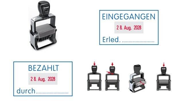 trodat Datumstempel Professional 4.0 5460/L1 "EINGEGANGEN" (62515225)-0