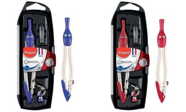 Maped Zirkelkasten Origin, 3-teilig, farbig sortiert (82305811)-0