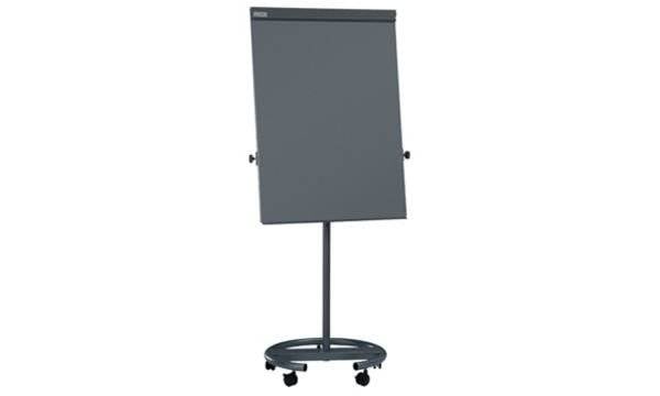 Papierhalter für funktionelle Flipcharts grau