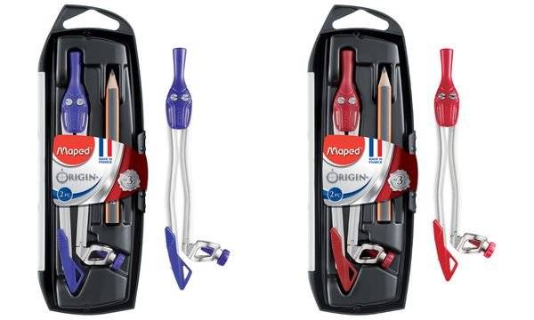 Maped Zirkelkasten Origin mit Adapterring, farbig sortiert (82121651)-1