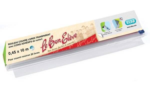 ELBA Buchschutz-Folie Le Bon Elève, PVC, 450 mm x 10 m (339239700)-0