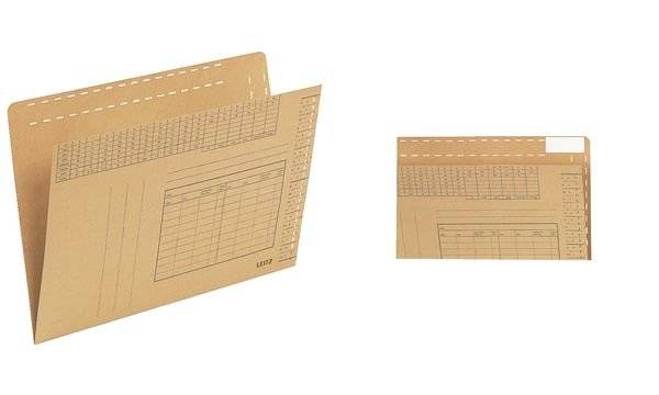 LEITZ Einstellmappe, vertikal, A4, natron-1