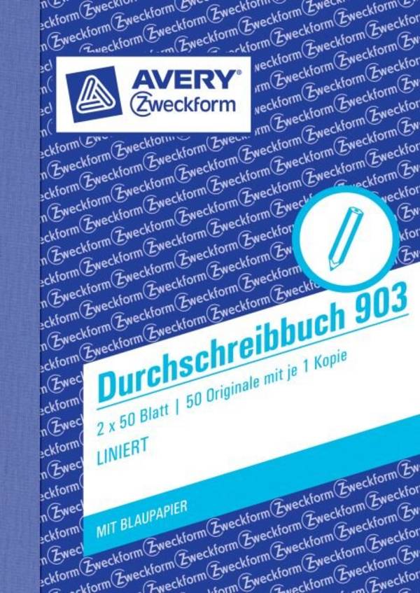 AVERY Zweckform Formularbuch "Durchschreibebuch", A5