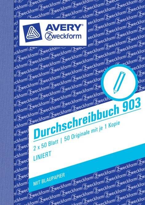 AVERY Zweckform Formularbuch "Durchschreibebuch", A5