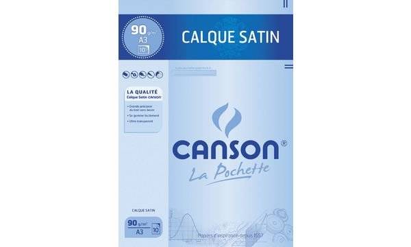 CANSON Transparentpapier, satiniert, DIN A3, 70/75 g/qm (339246600)-1