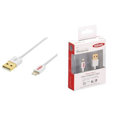 ednet Daten- & Ladekabel, Apple Lightning - USB-A Stecker (8031035)