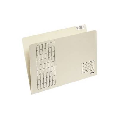 LEITZ Einfach-Einstellmappe, vertikal, Gitterdruck, chamois (80243311)-0