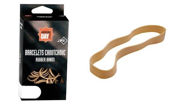 Wonday Gummibänder, natur, Breite: 10 mm, 100 g-1