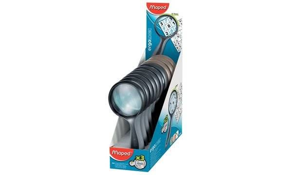 Maped Lupe mit Griff, rund, Durchmesser: 75 mm, 10er Display (82539300)-0
