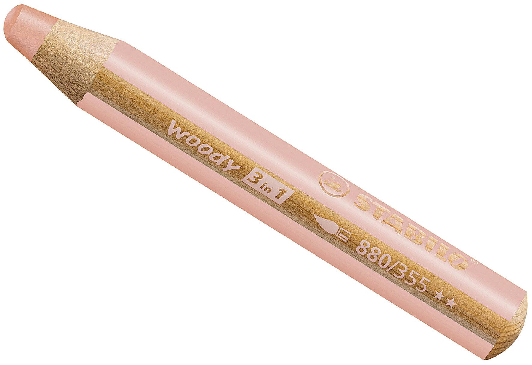 STABILO Multitalentstift woody 3 in 1, rund, fleischorange (5652069)-1