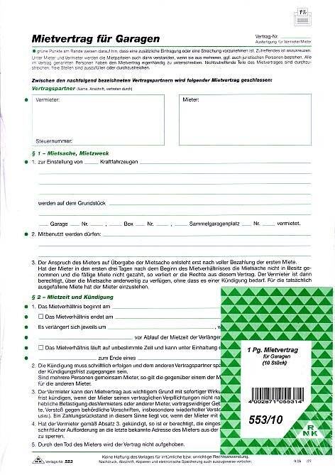 Garagen-Mietvertrag 4 Seiten-1