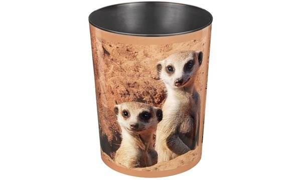 Läufer Papierkorb Erdmännchen, 13 Liter, PP (5050400)-0