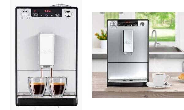 Melitta CAFFEO SOLO E950-103, Kaffeevollautomat Silber, Schwarz-2