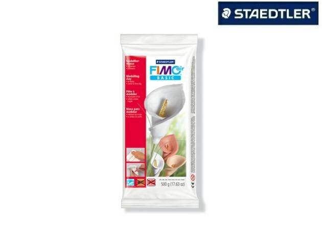 Staedtler FIMOair basic 8100, Modellierton, Weiß, 1 Stück(e), Matt, 1 Farben, 500 g-3