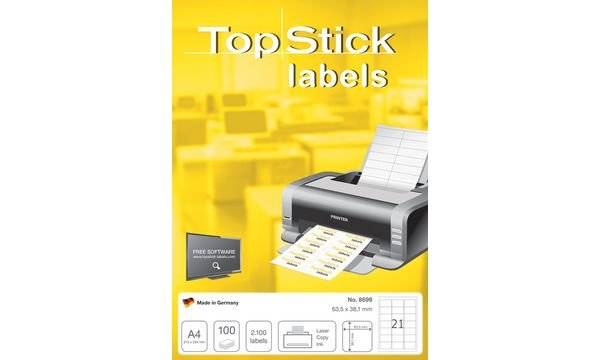 TOP STICK Universal-Etiketten, 200 x 297 mm, weiß (6510027)-1