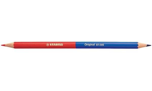 STABILO Lehrerbuntstift Original, sechseckig, rot/blau (5650277)
