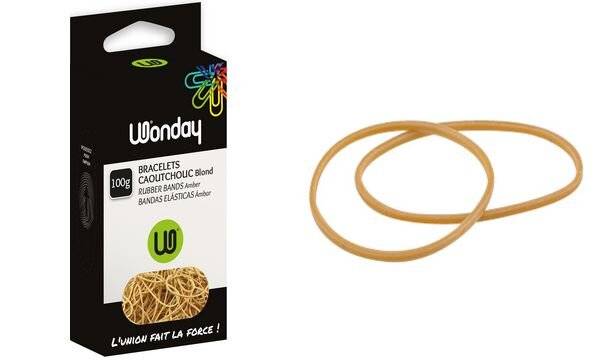 Wonday Gummiringe im Karton, natur, 38 mm, 100 g-1