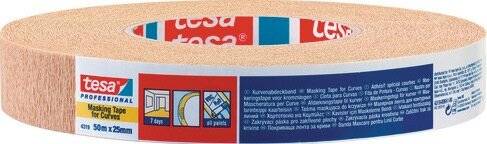 Kreppband tesakrepp® 4319 sta.gekreppt hellbraun L.50m B.25mm Rl.TESA-2