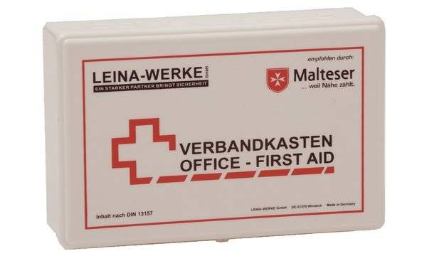 LEINA Betriebsverbandkasten Office, Inhalt DIN 13157, weiß (8920007)