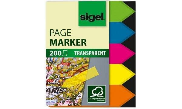 Sigel PageMarker - Seitenmarker - 12 x 45 mm-0