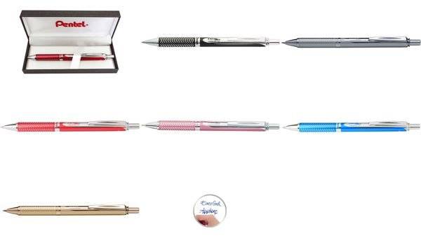 Pentel Gel-Tintenroller EnerGel Sterling BL407, silber (5232179)-1