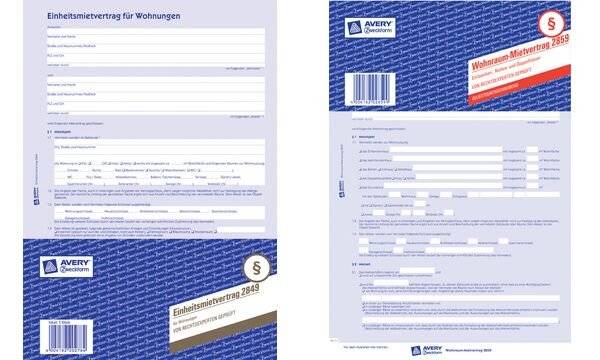 AVERY Zweckform Vordruck "Mietvertrag gewerblich", SD, A4 (7202874)
