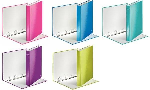 LEITZ Ringbuch WOW, DIN A4, Hartpappe, violett (80424262)-1