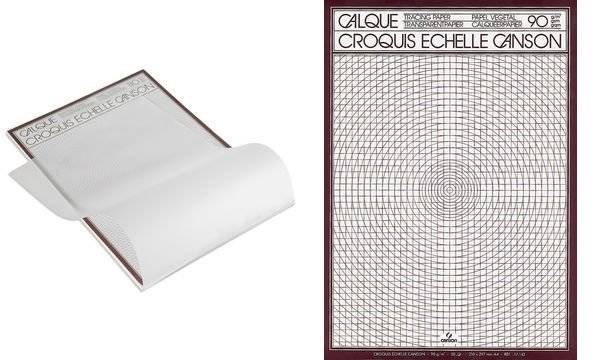 CANSON technisches Zeichenpapier, DIN A3, 90/95 g/qm (332468200)