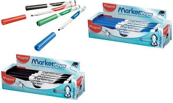 Maped Whiteboard-Marker Marker'Peps, blau, 12er Display-1