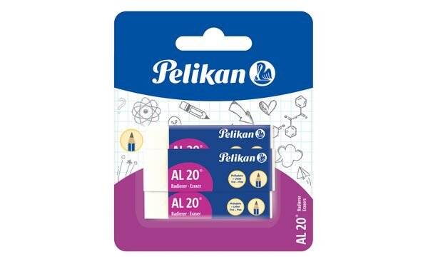 Pelikan Kunststoff-Radierer AL 20, Blisterkarte (56620112)-0